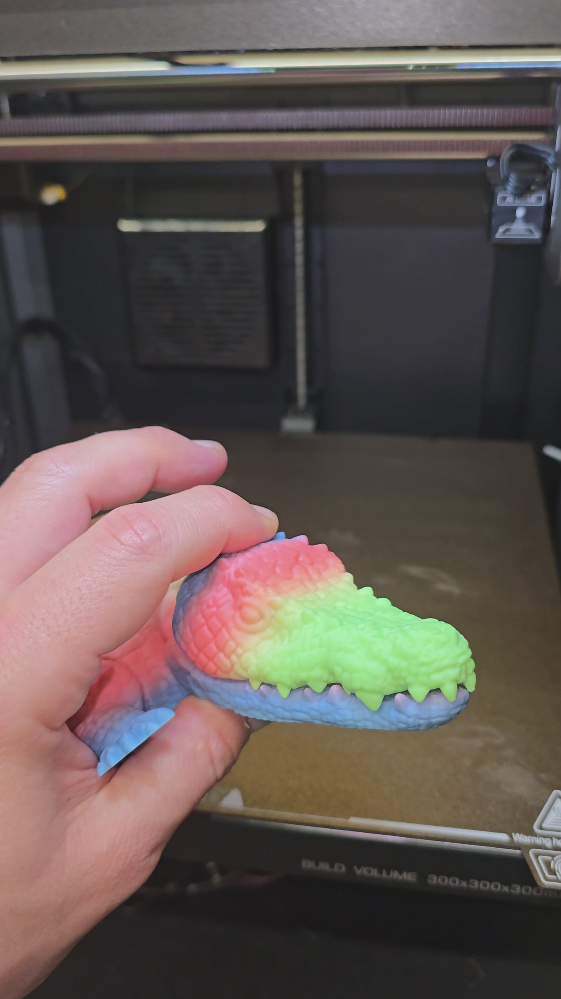 Articulated Crocodile – 40cm Snappy Jaw 3D Printed Fidget