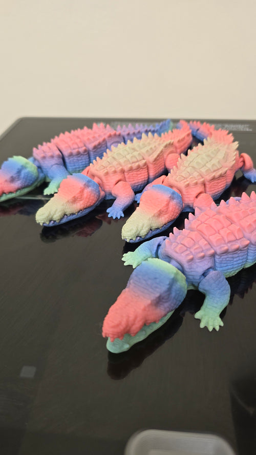 Articulated Crocodile – 40cm Snappy Jaw 3D Printed Fidget