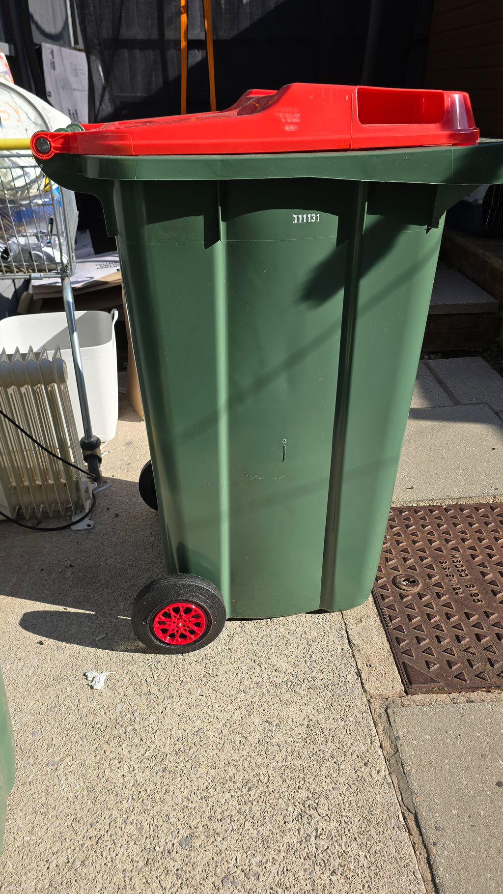 3D Printed Wheelie Bin Alloy Rims – Custom Multi-Spoke Bin Wheel Covers