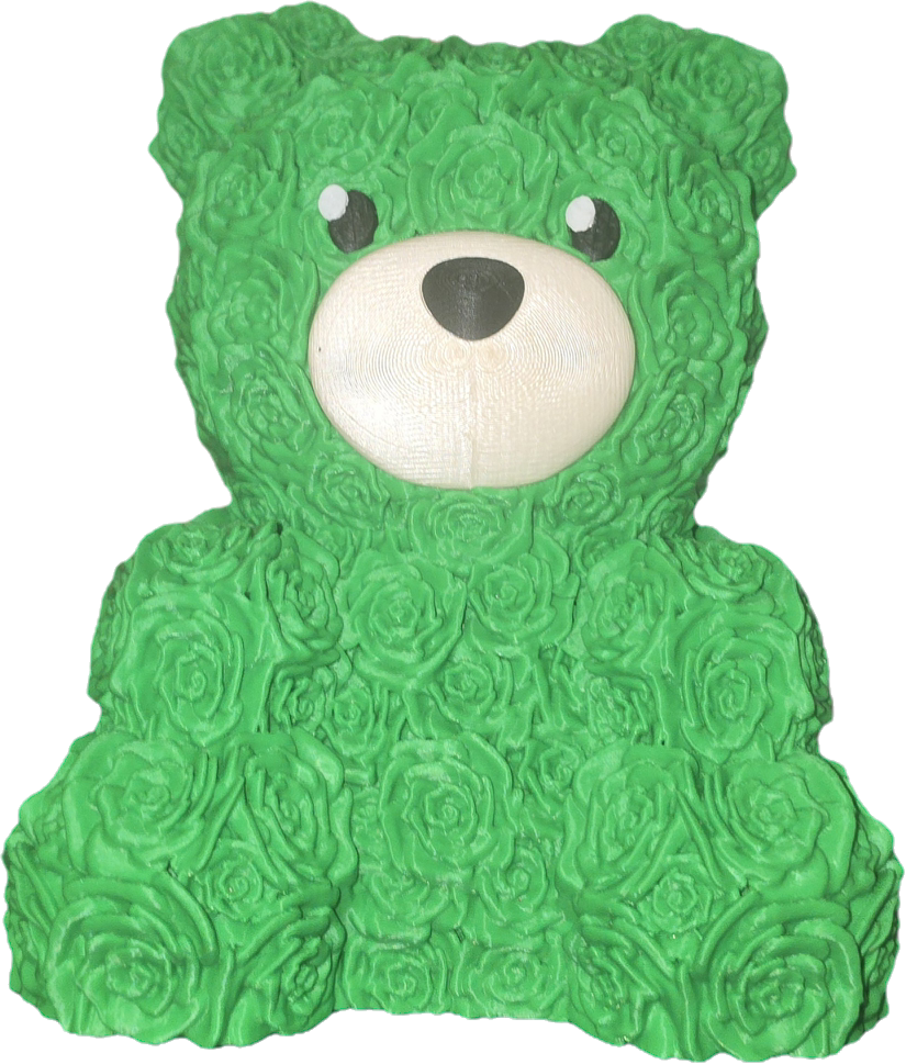 Floral rose bear