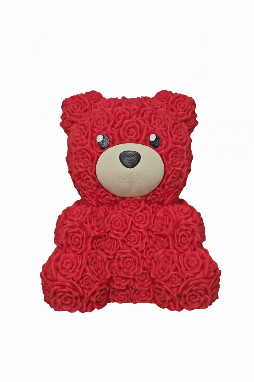 Floral rose bear